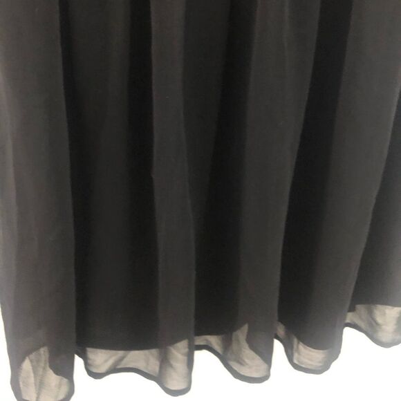 Pinky Sequin Gold Top Tulle Black dress size L - Picture 3 of 5